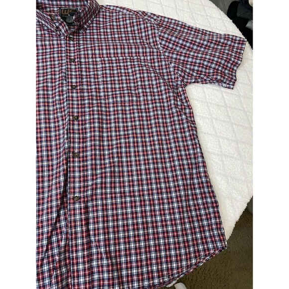 Walnut Creek Men’s Red Check Short Sleeve button up shirt Size XL - Picture 4 of 16